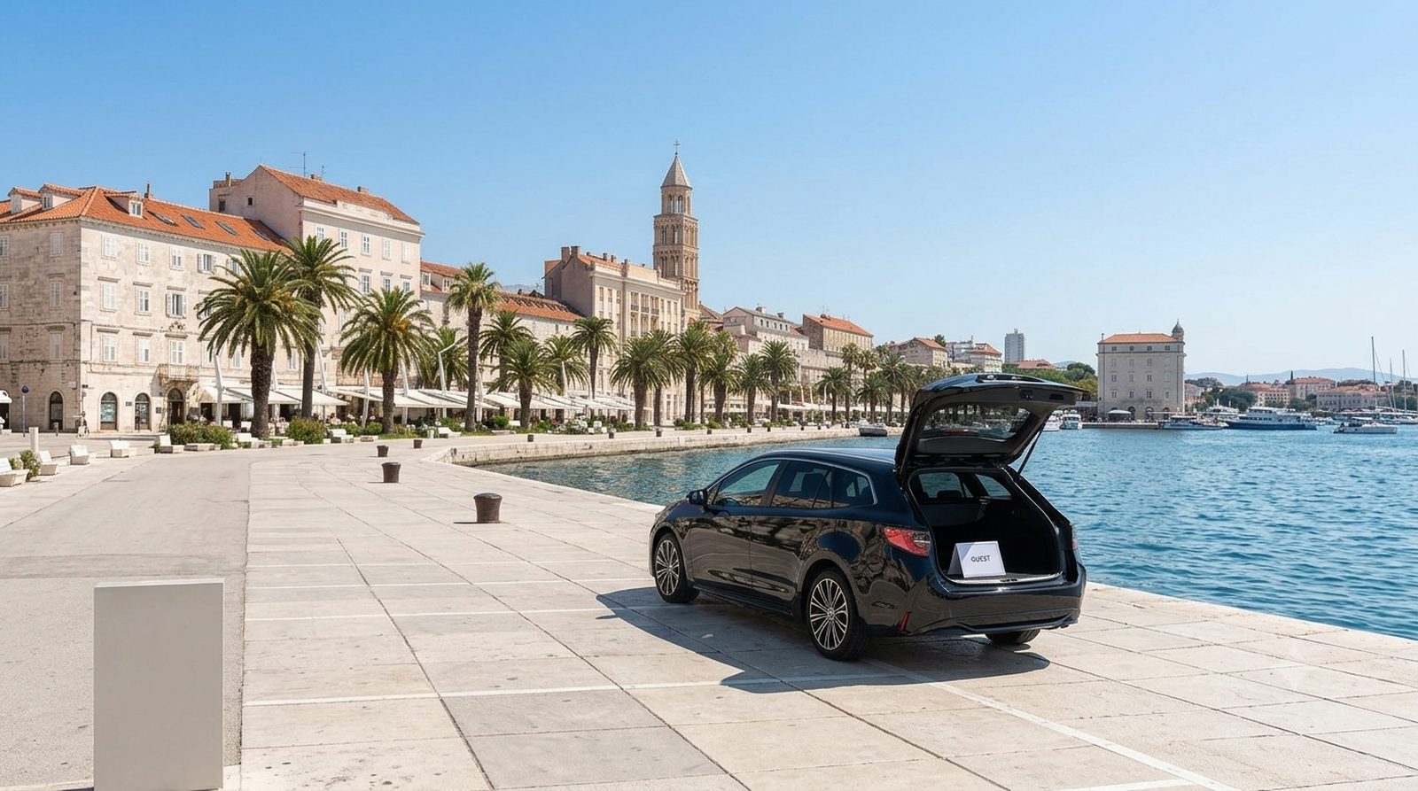Split — private transfer destination from Zadar Airport